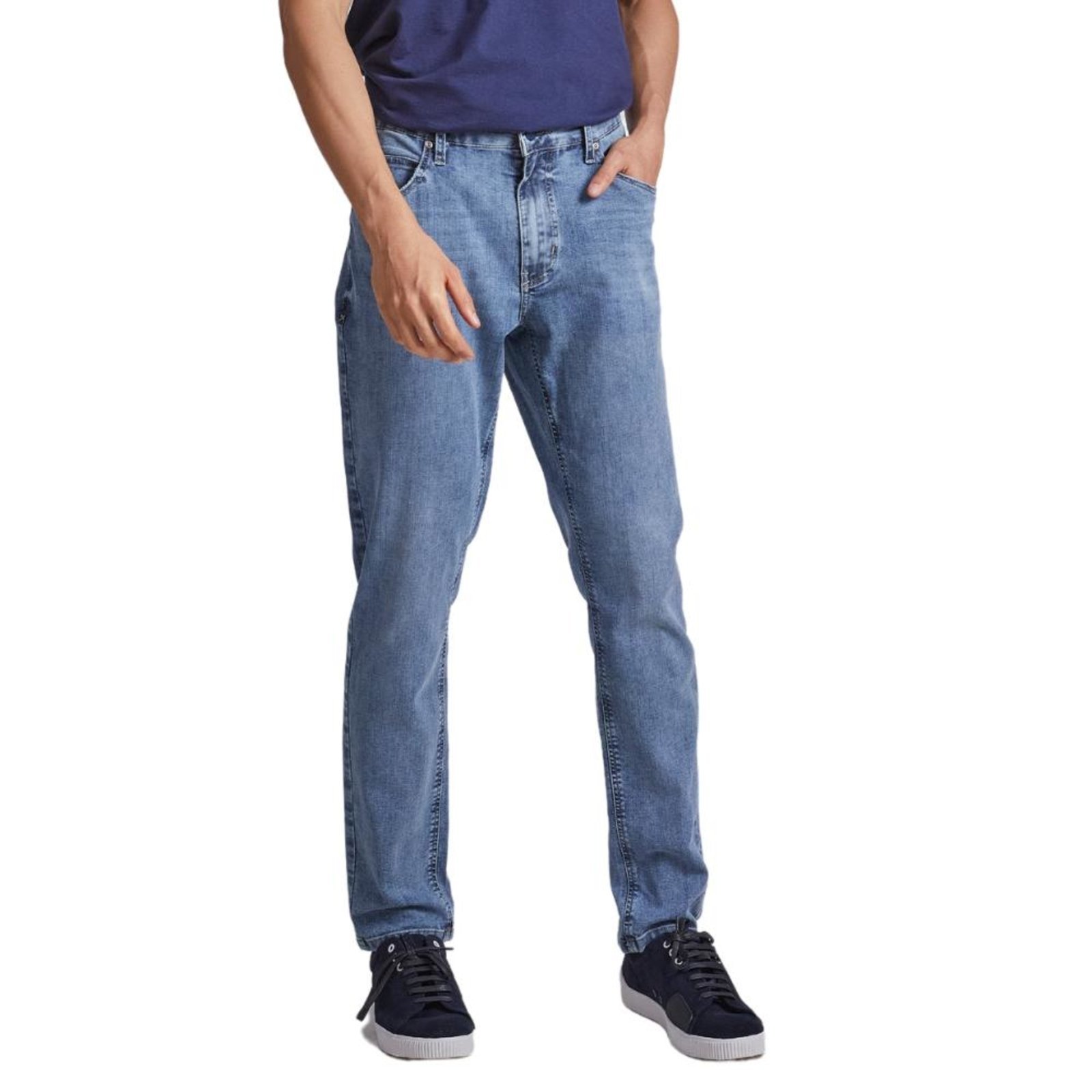 camisa jeans lee masculina