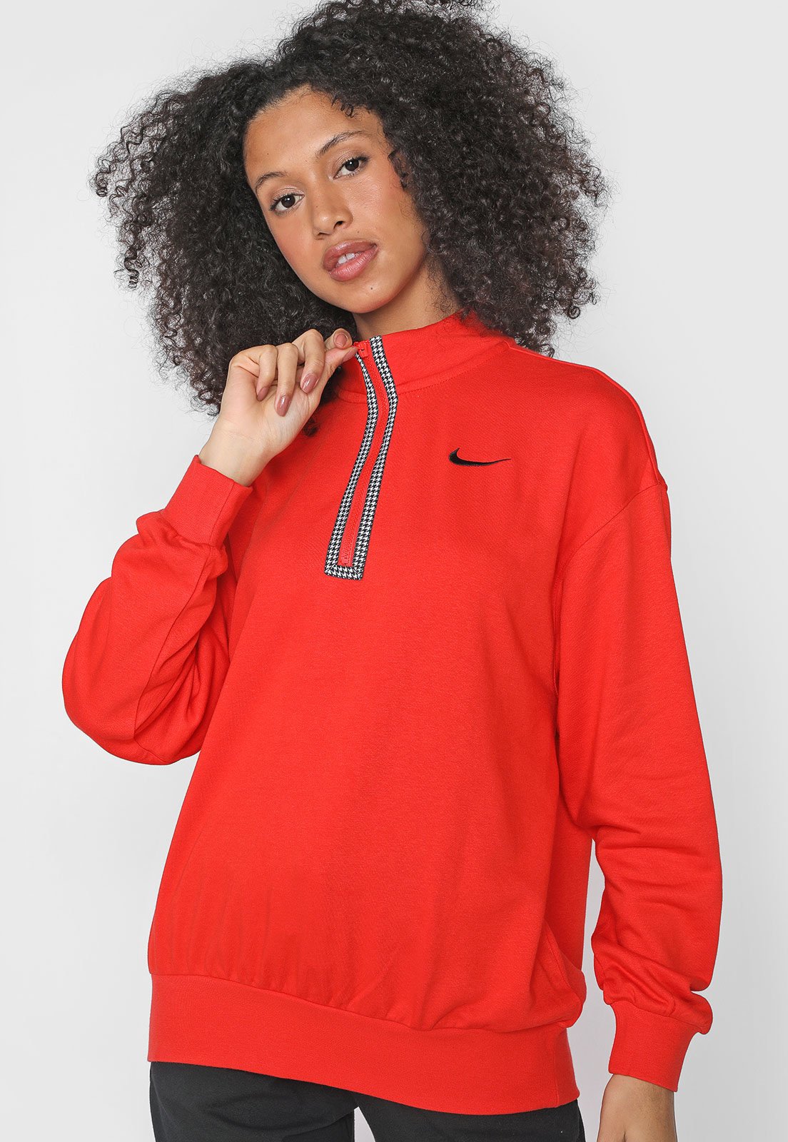 blusa de moletom da nike feminina