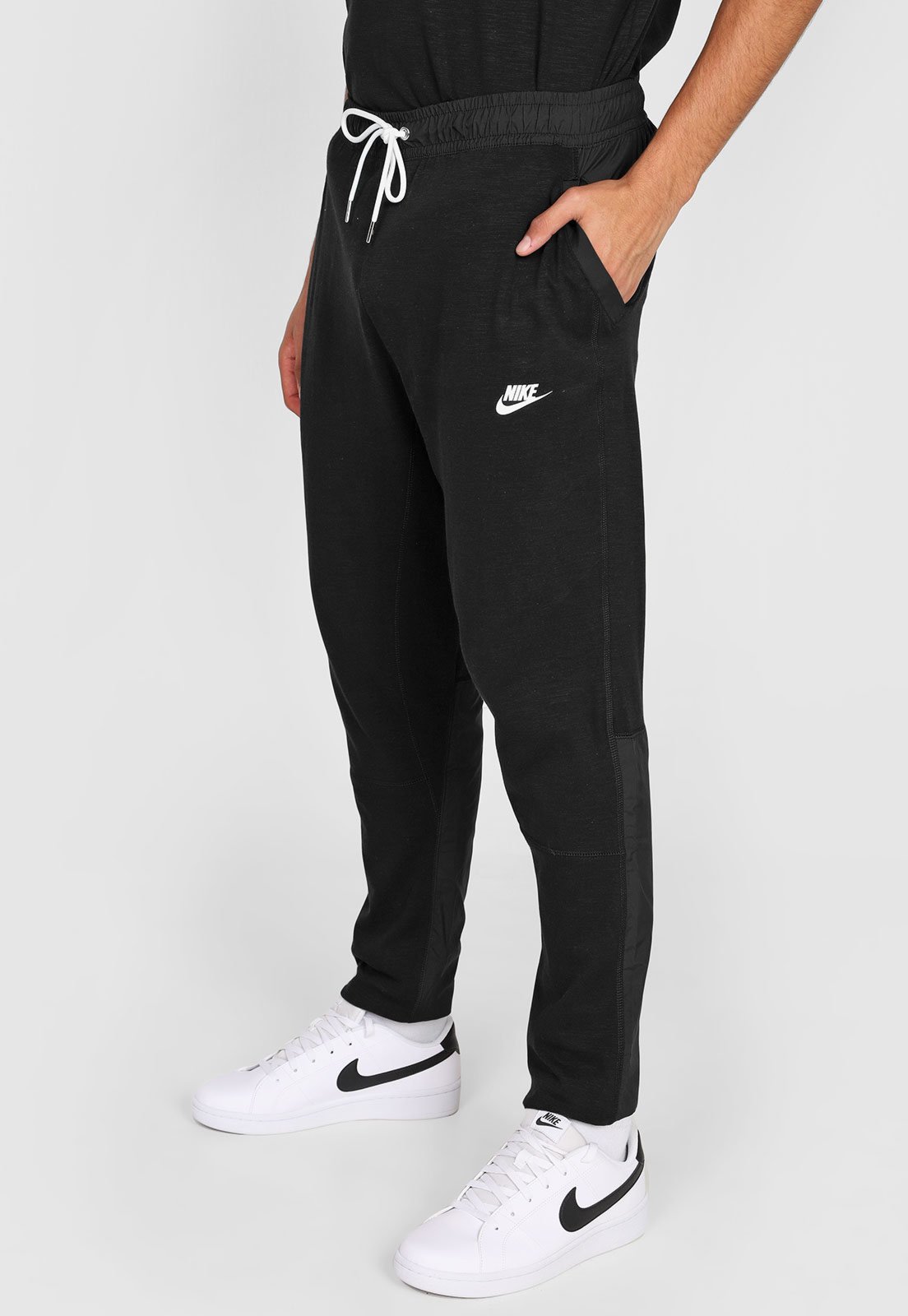 calça nike sportswear reta w nsw hrtg pk preta