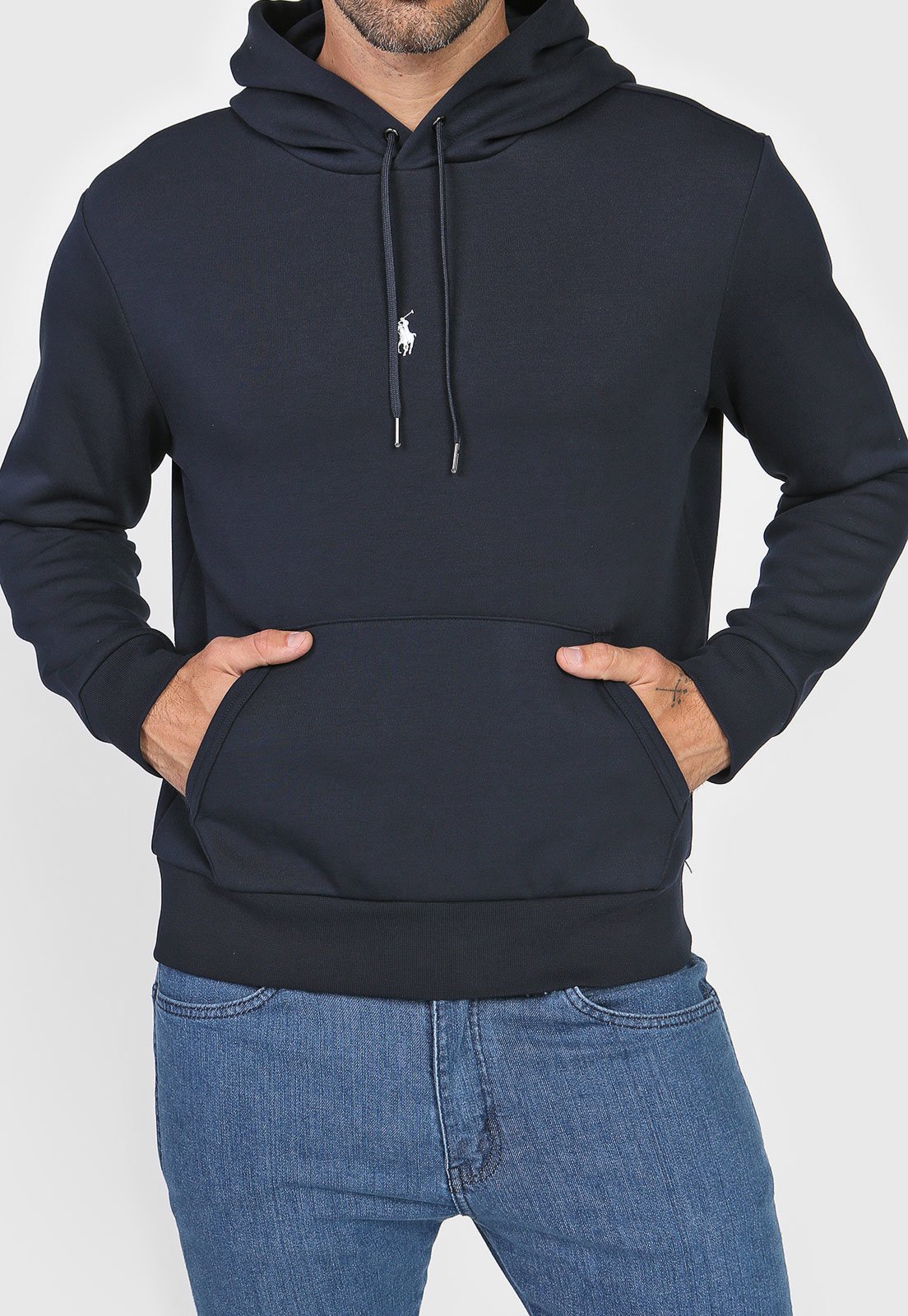 ralph lauren cotton blend fleece moletom com capuz