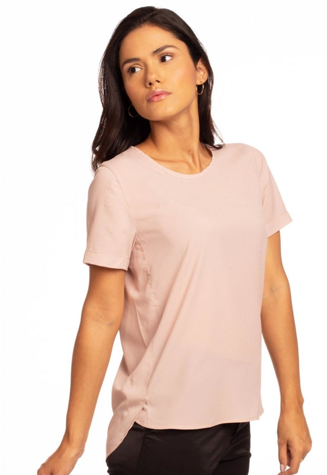 blusa feminina nude