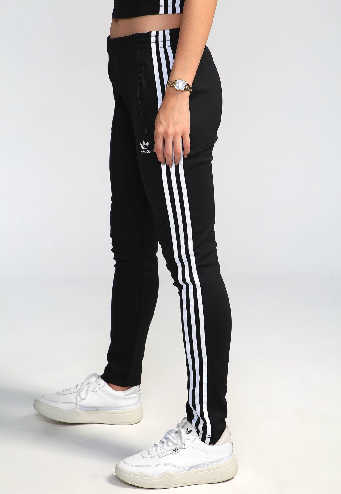 calça da adidas preta feminina