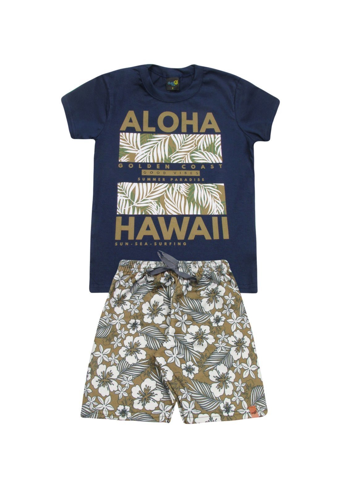 Conjunto Infantil Curto Menino Aloha