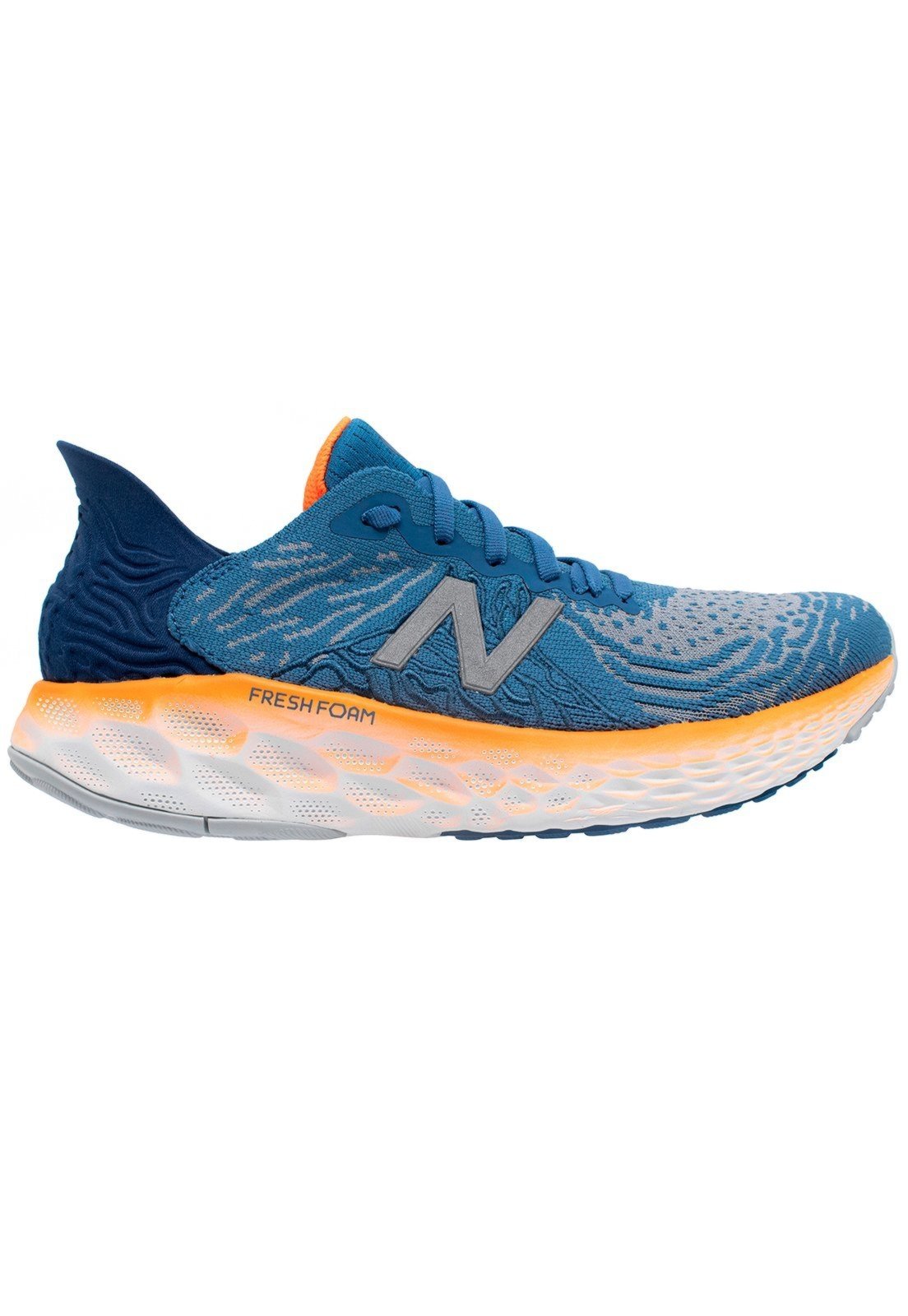 Tênis New Balance 1080 Fresh Foam Masculino - Azul e Coral