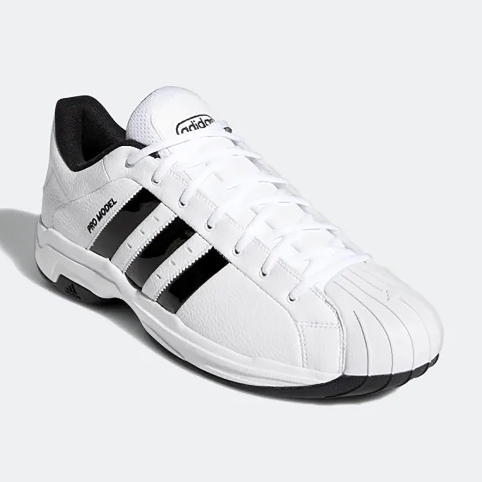 Tênis Adidas Pro Model 2G Low - Branco e Preto