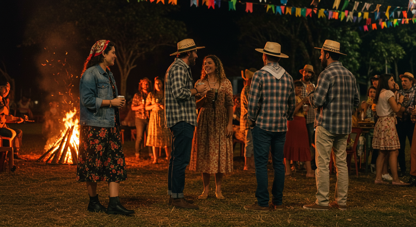 Inspirações de Looks de Festa Junina para Adultos: Arrase no Arraiá!