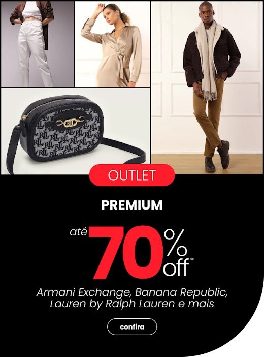 Outlet Marcas Premium Ate 70% OFF
