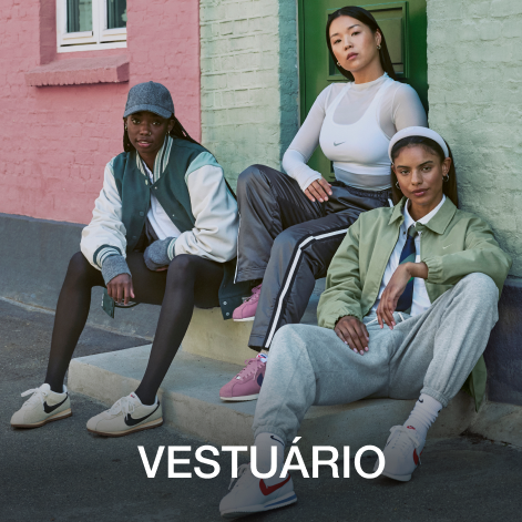 Banner com vestuário Nike
