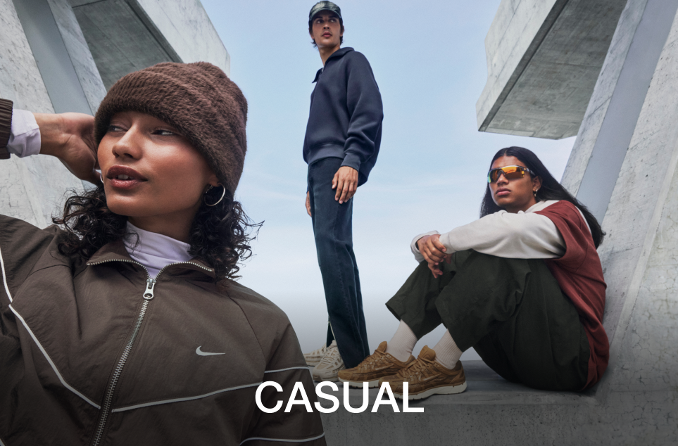 Banner Nike com produtos casual