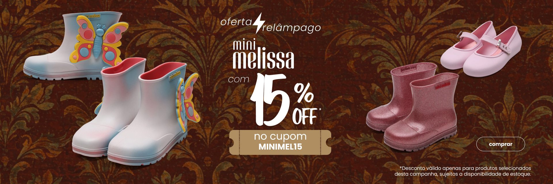Mini Melissa Com Cupom