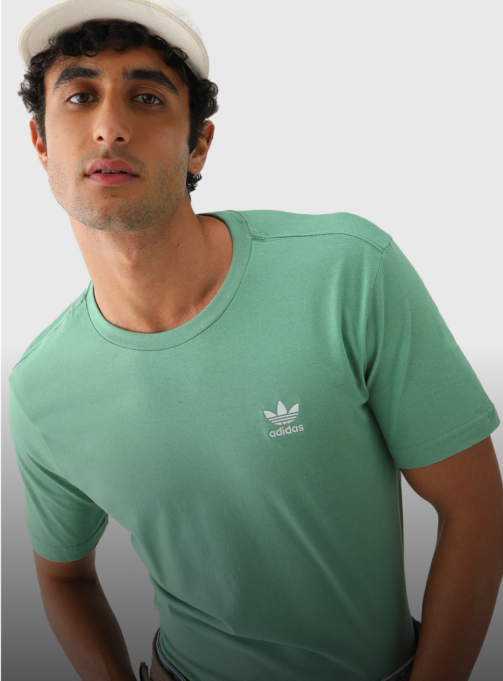 Camiseta verde modelo Originals da Adidas